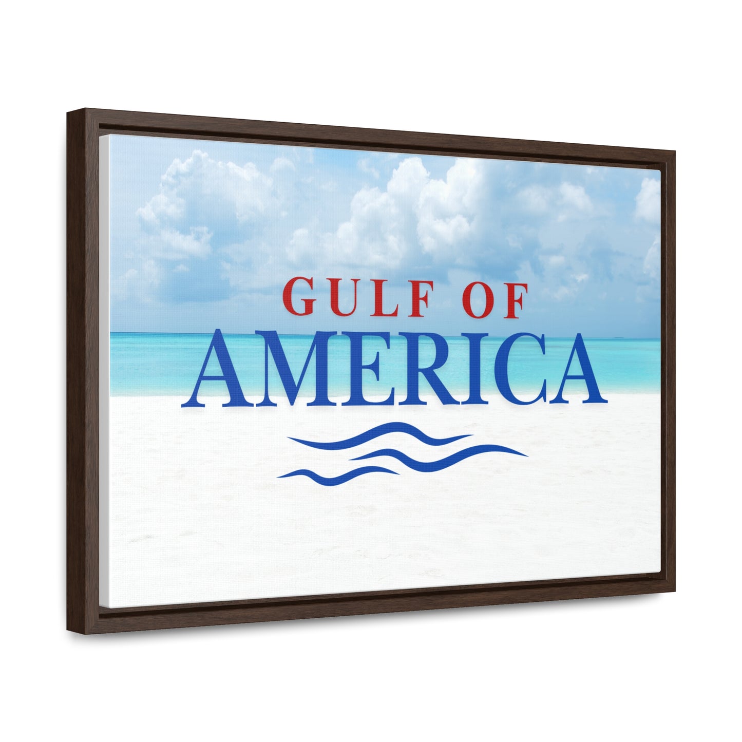 Gulf of America Canvas Wrap - Coastal Wall Art for Beach Lovers