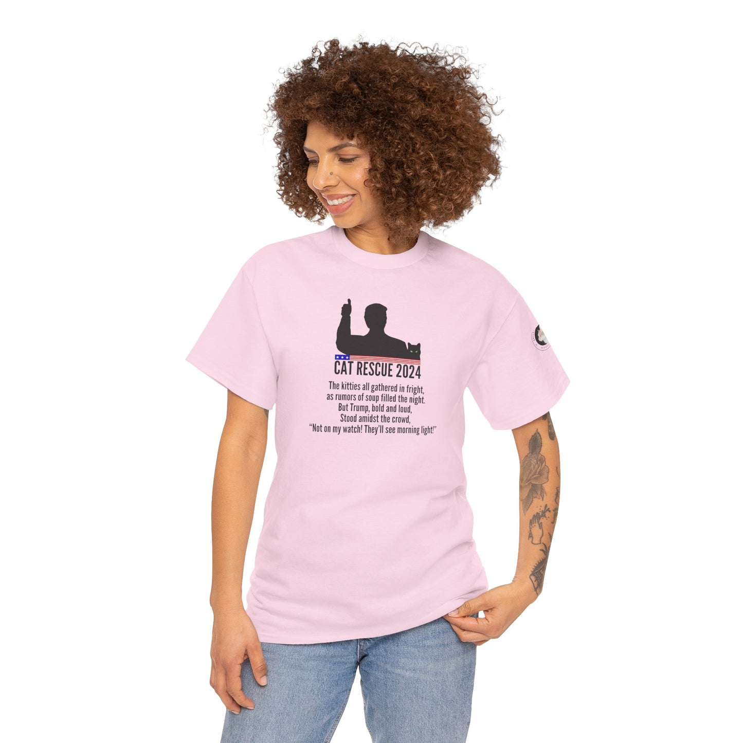 Cat Rescue 2024 Unisex Heavy Cotton Tee