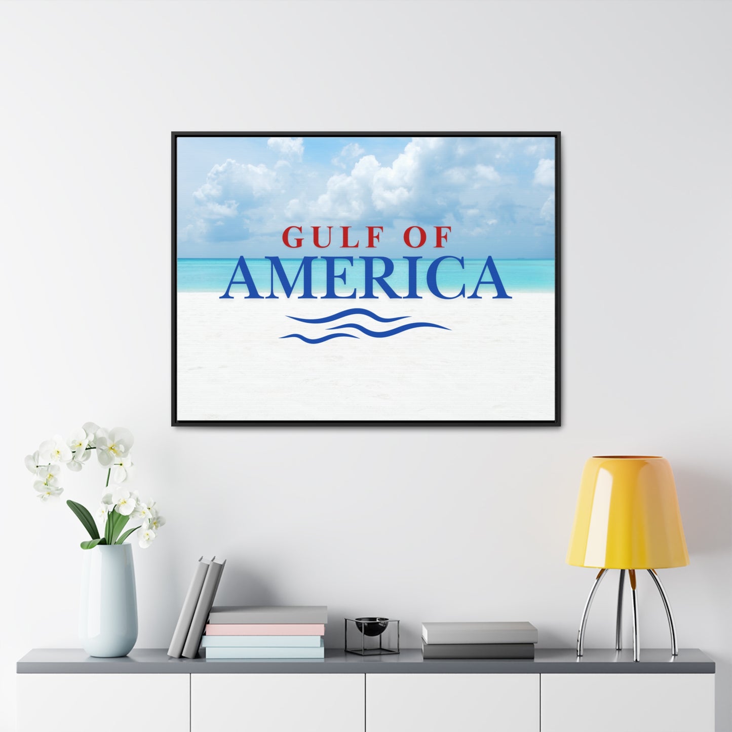 Gulf of America Canvas Wrap - Coastal Wall Art for Beach Lovers