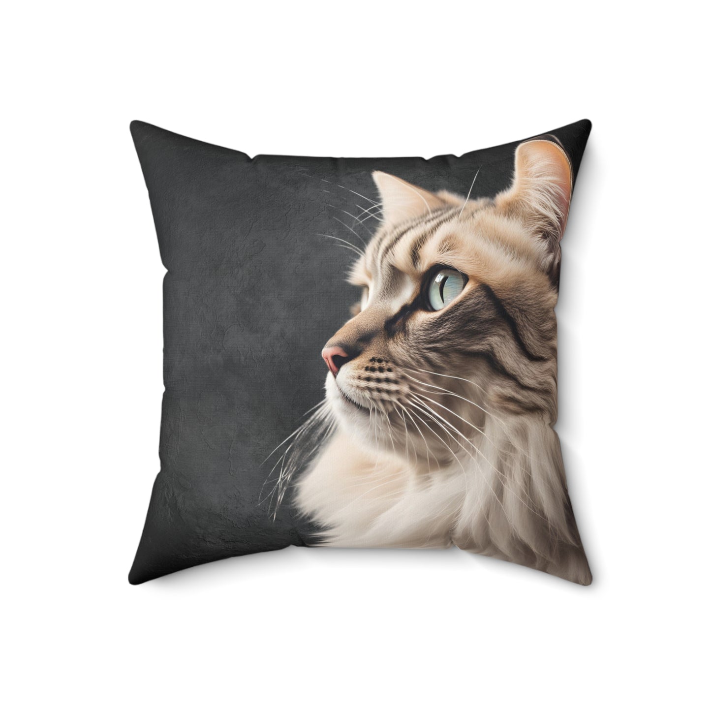 Cat Lover's Spun Polyester Square Pillow - Cozy Home Décor