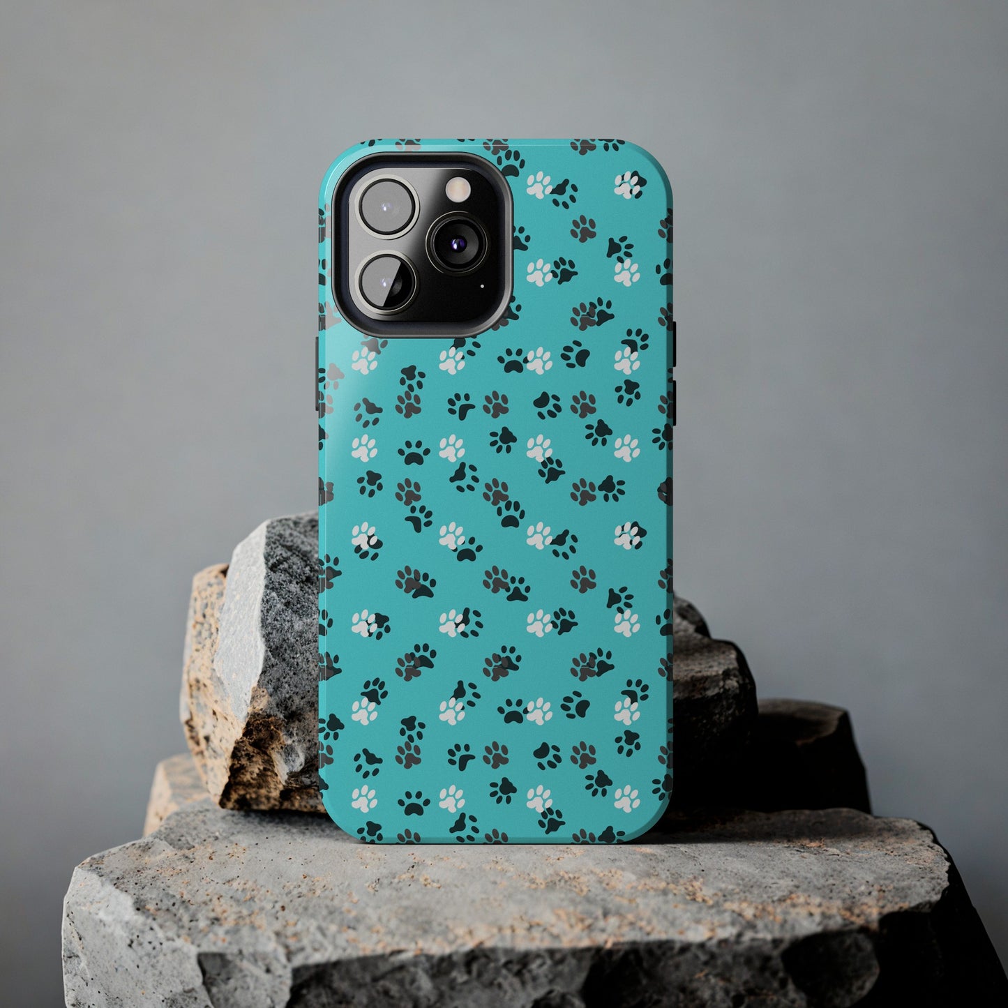 Teal Paws Tough Phone Cases - Phone Case - Epileptic Al’s Shop