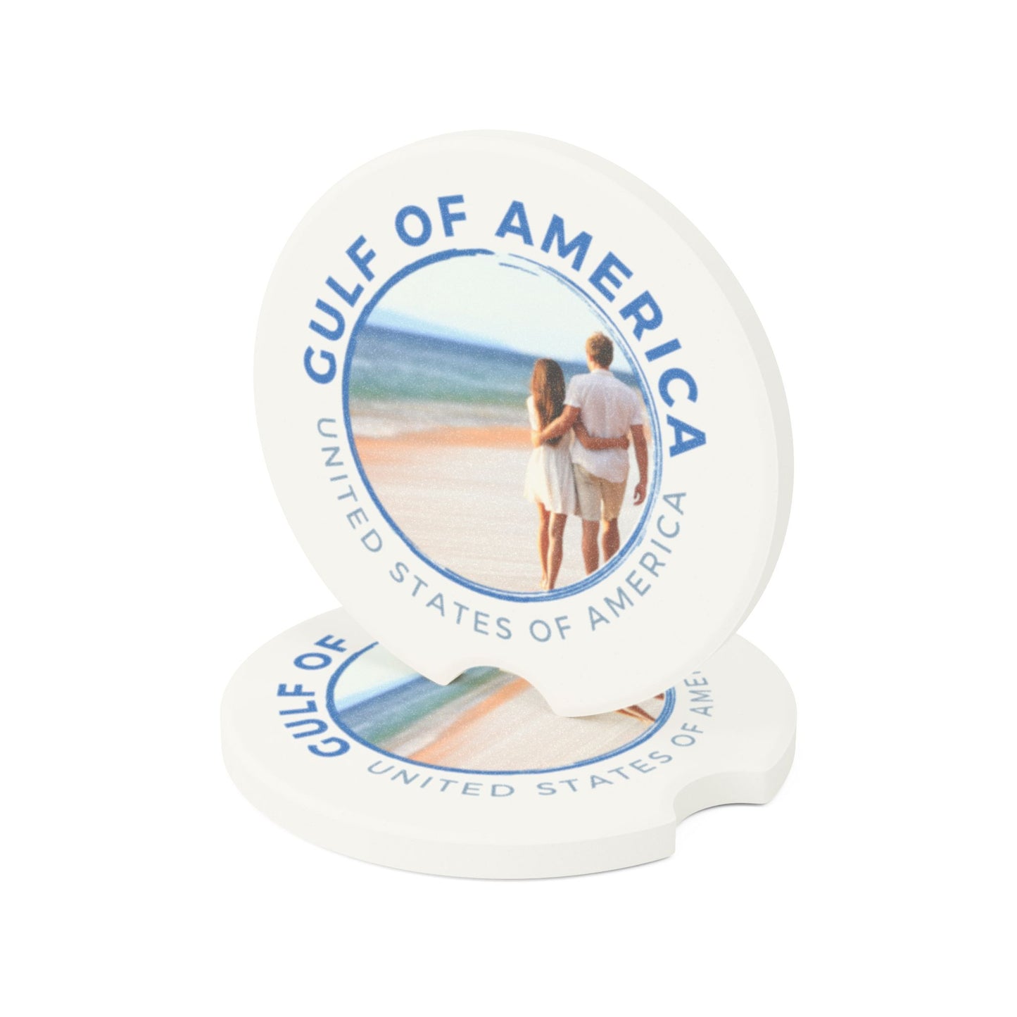 Gulf of America Soapstone Car Coaster