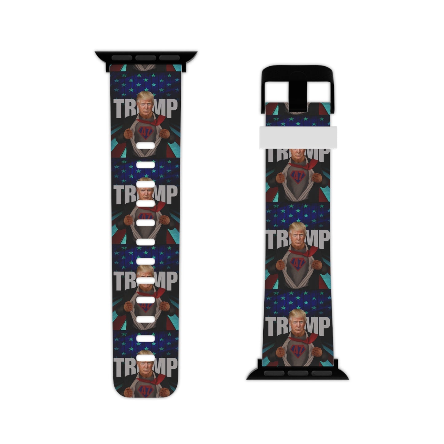 Bold Trump-Themed Apple Watch Band – Patriotic Strap for Every Occasion