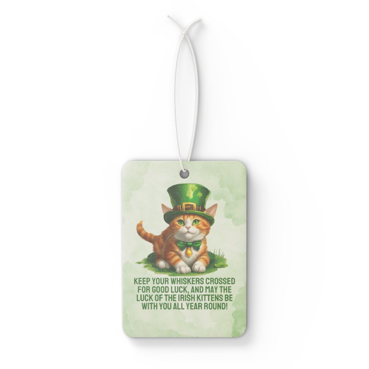 Irish Kitten Wish Car Air Freshener