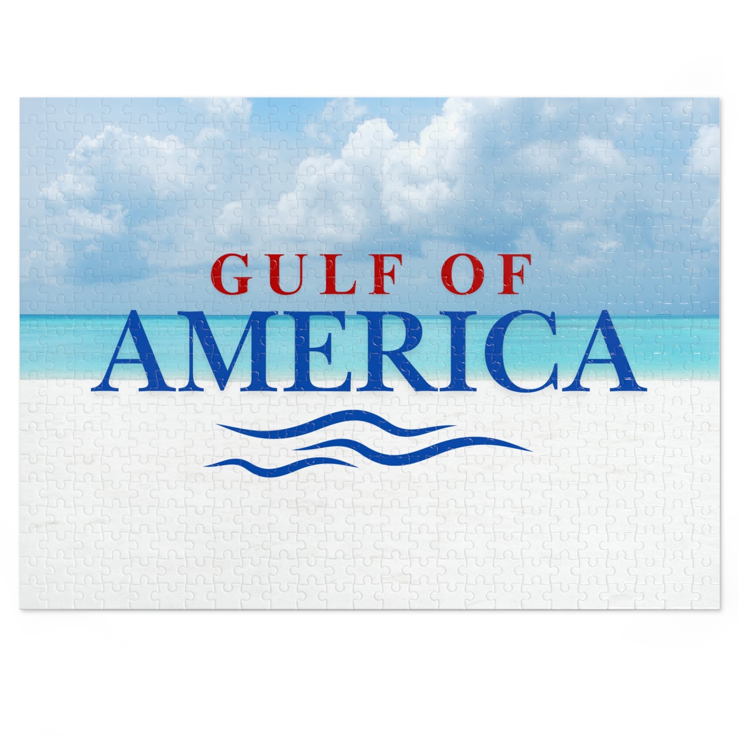 Gulf of America Jigsaw Puzzle with Tin