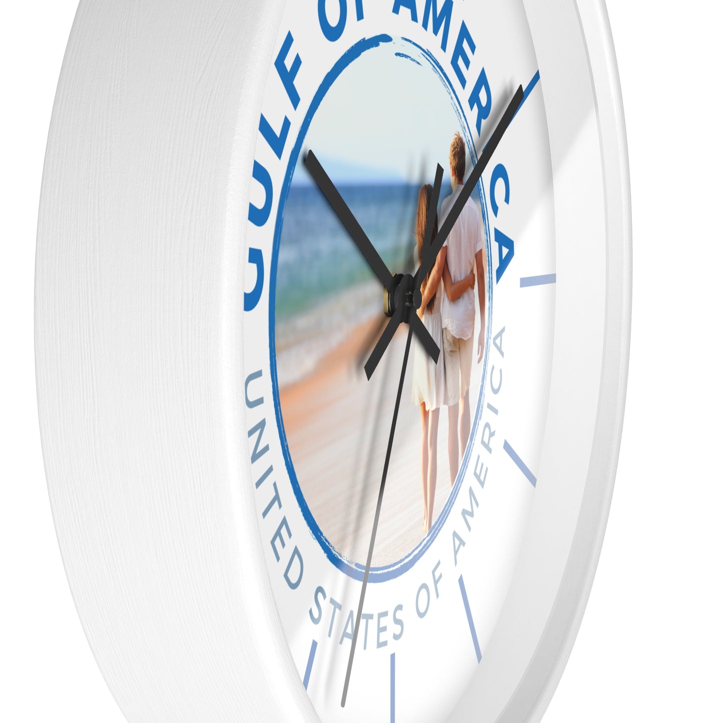 Gulf of America Wall Clock - Coastal Home Decor with Beach Vibes