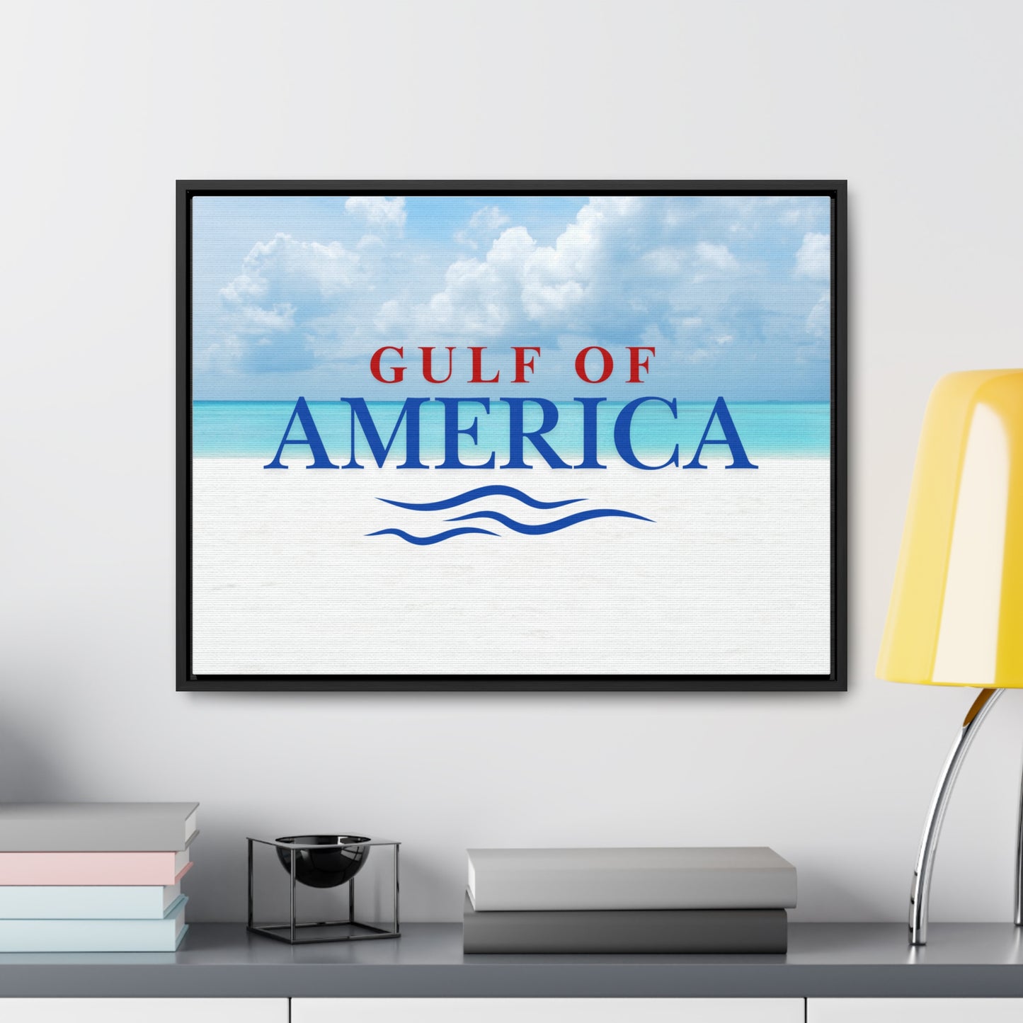 Gulf of America Canvas Wrap - Coastal Wall Art for Beach Lovers