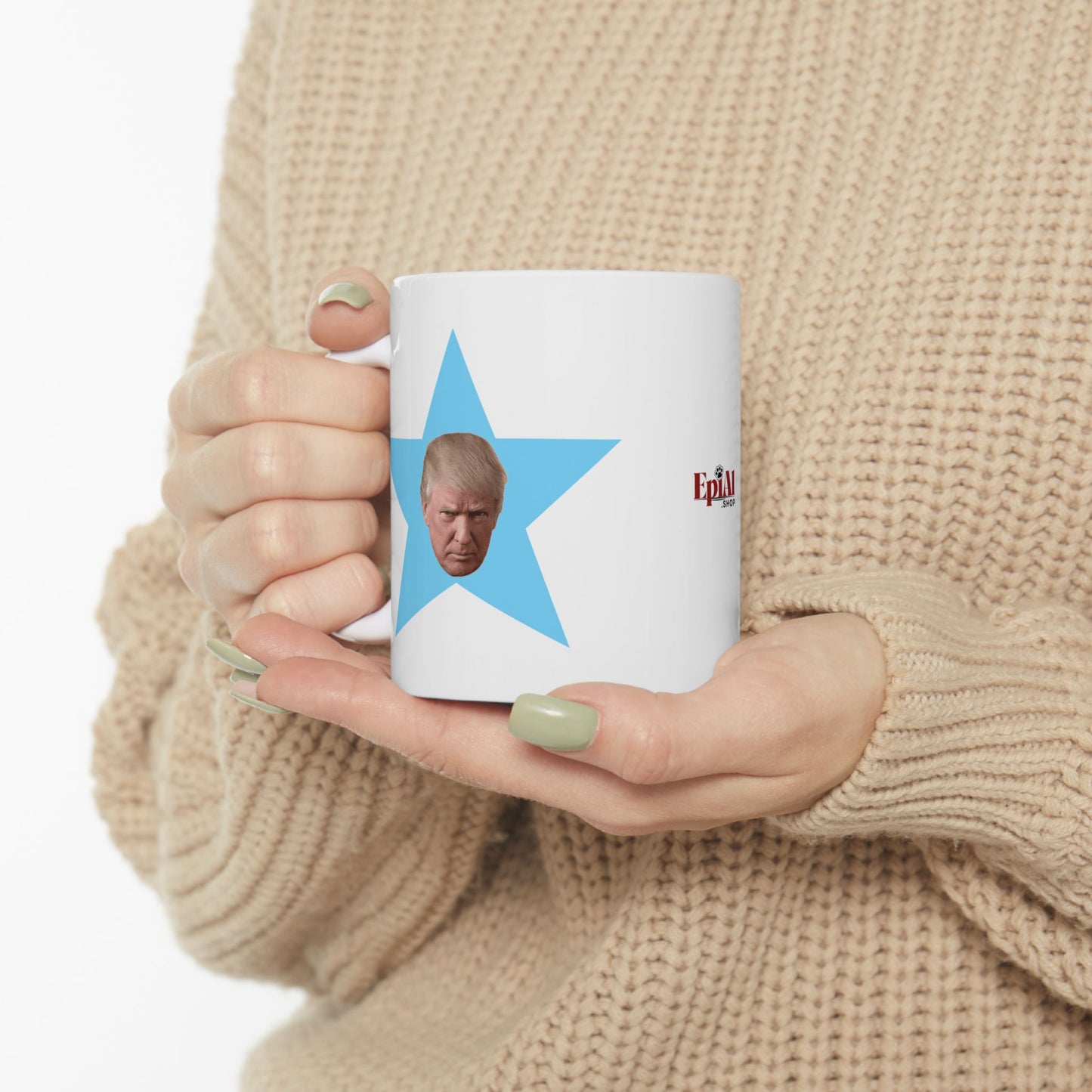 Trump the Star Ceramic Mug, (11oz)