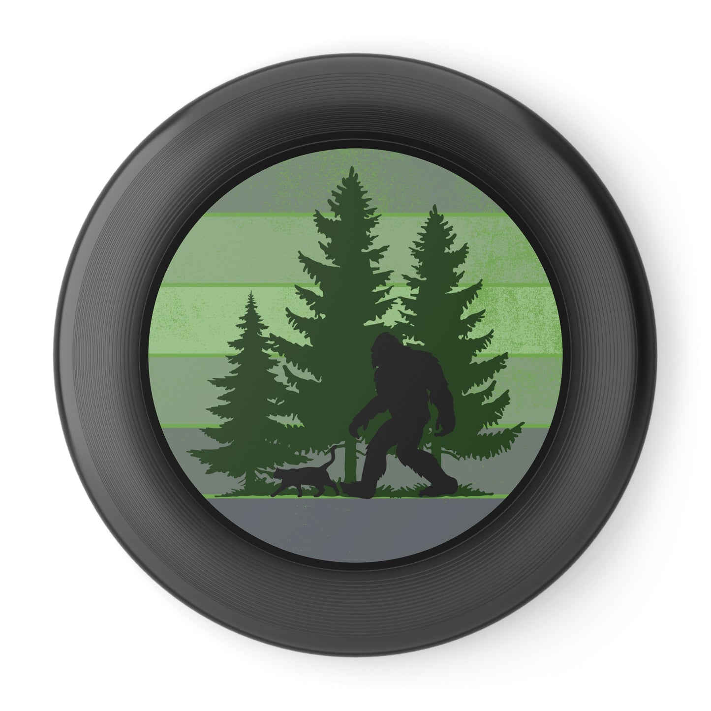 Bigfoot Adventure Frisbee – Outdoor Fun with Nature Design