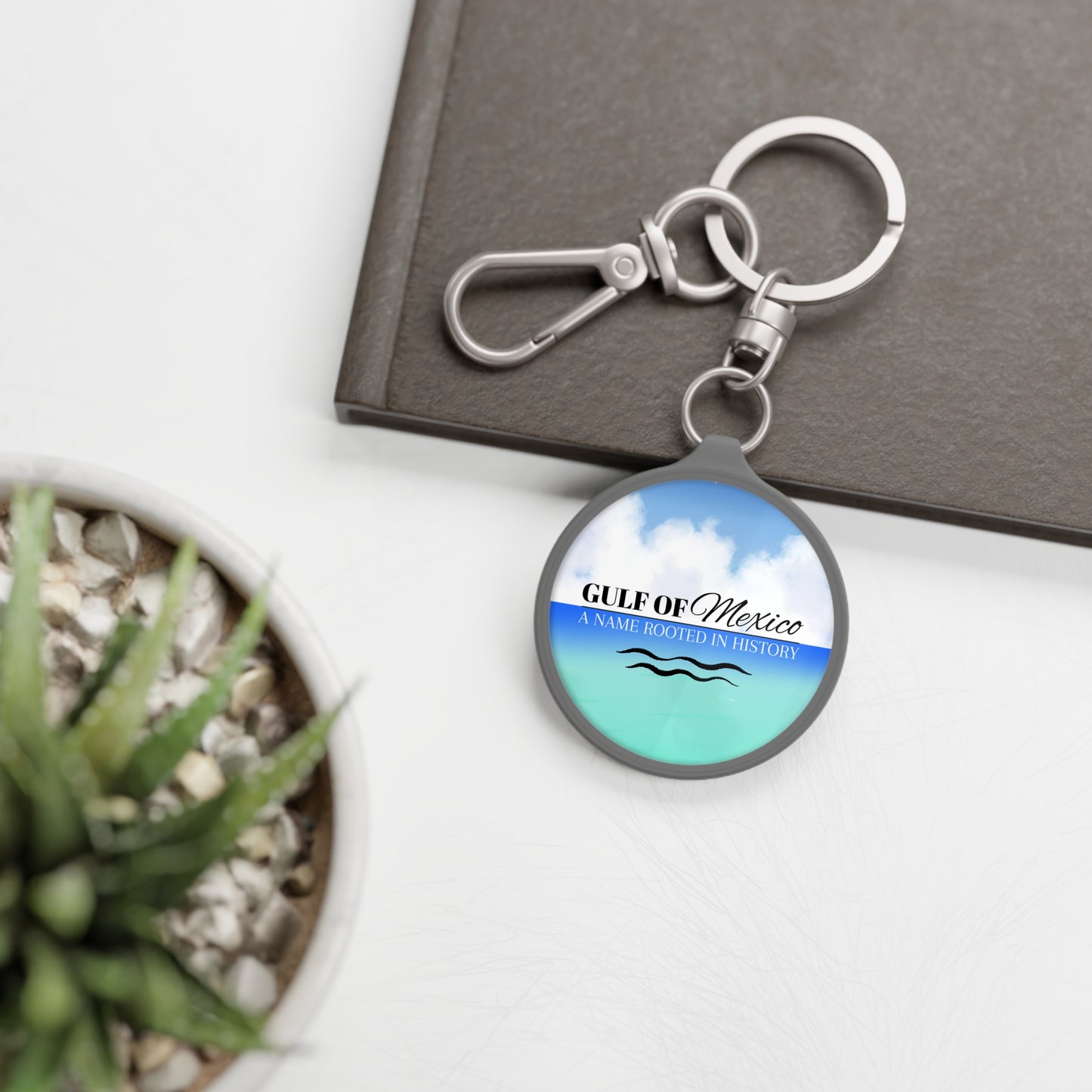 Gulf of Mexico Keyring Tag