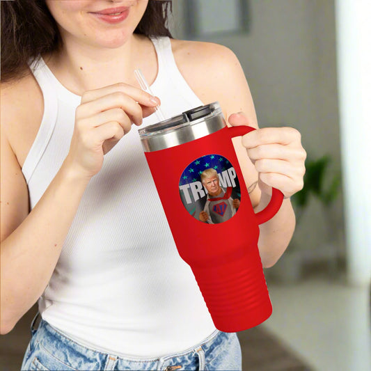 Political Insulated Travel Mug - 40oz with Trump Design