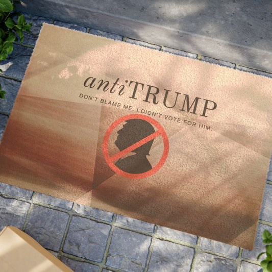 Anti-Trump Doormat - Humor & Social Commentary for Activists Printify