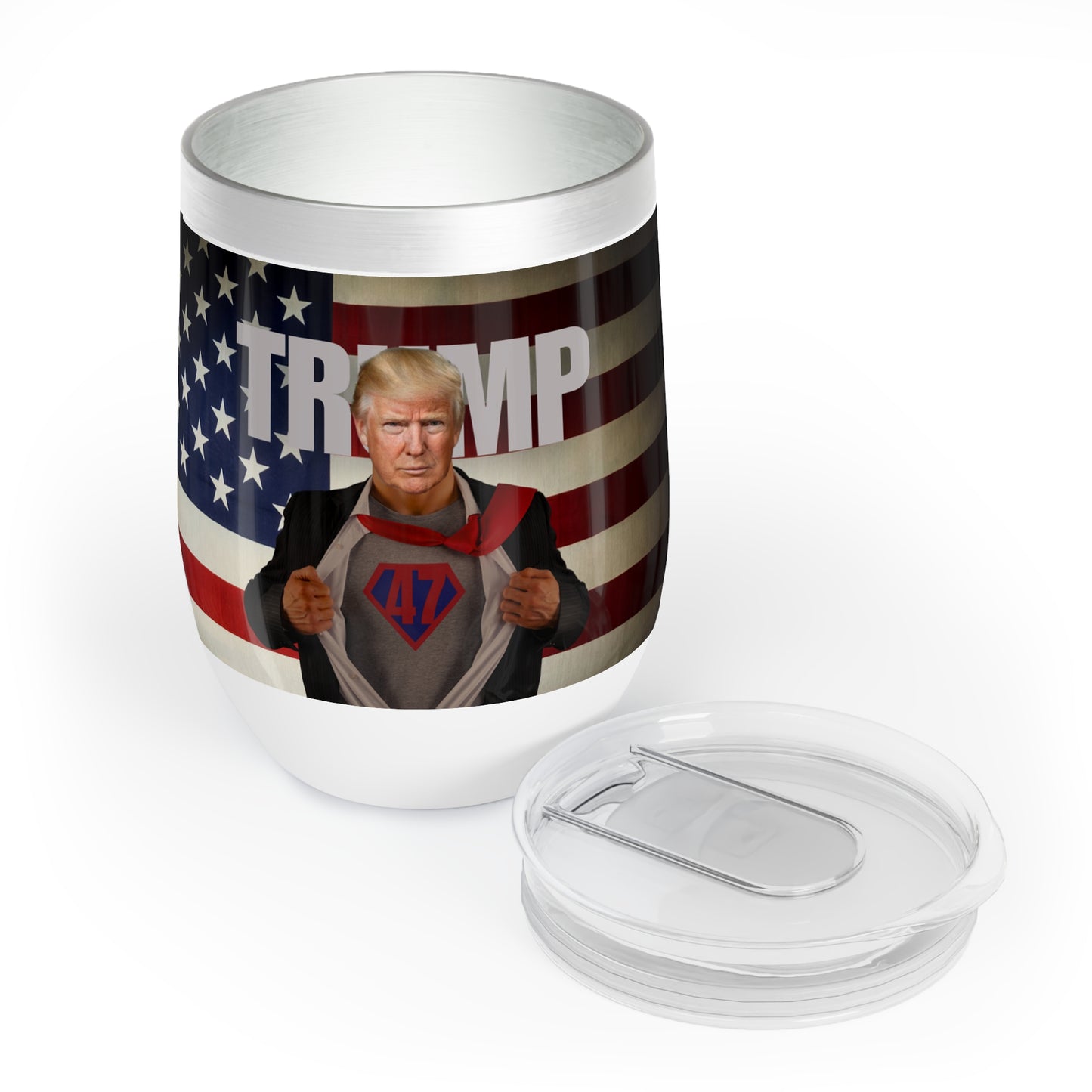 Trump is Back 47 Chill Wine Tumbler