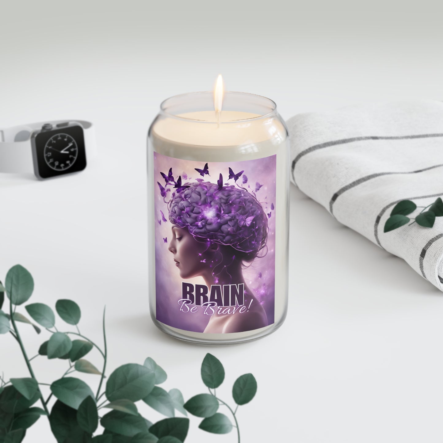 Beautiful Brain Be Brave Scented Candle, 13.75oz