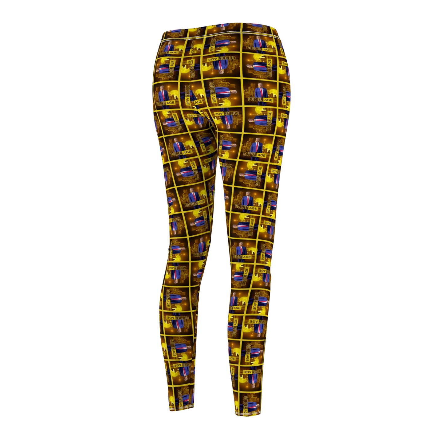 Trump Golden Age Patterned Casual Leggings for Trendy Women