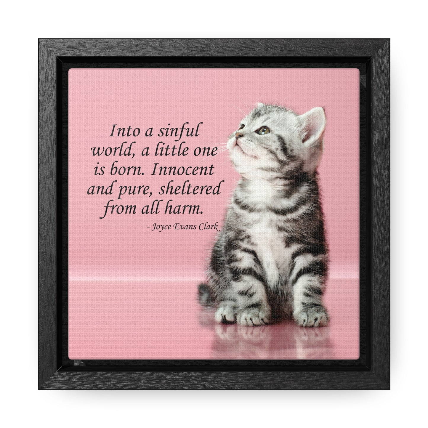 A Little One is Born Gallery Canvas Wraps, Square Frame