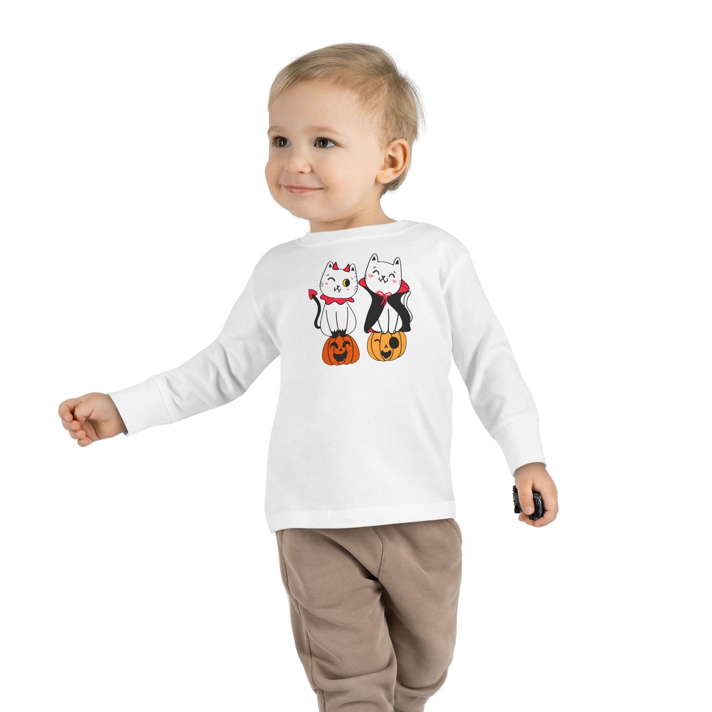 Vampire Kitties Toddler Long Sleeve Tee - Kids clothes - Epileptic Al’s Shop