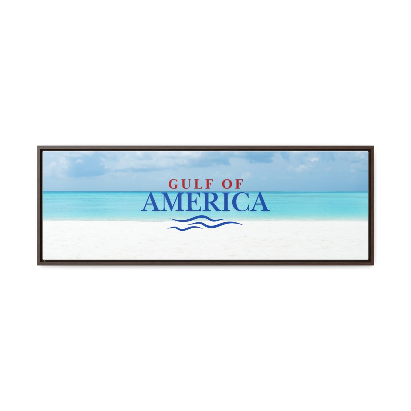 Gulf of America Canvas Wrap - Coastal Wall Art for Beach Lovers