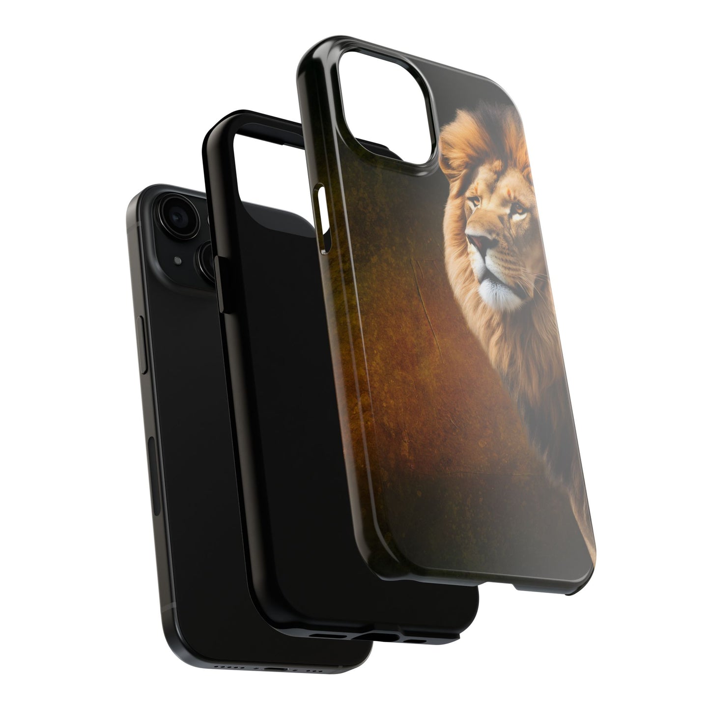 Majestic Lion Tough Phone Case - Durable Protection for Wildlife Lovers