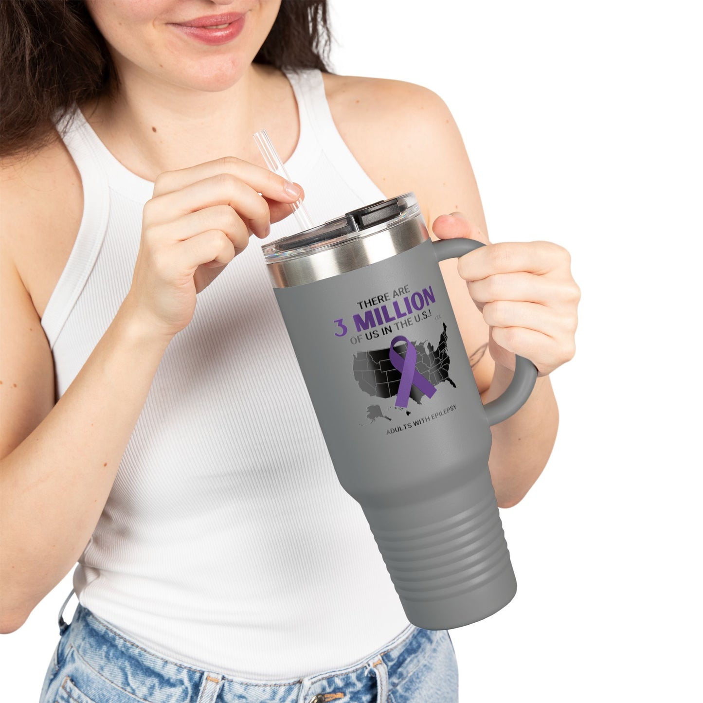 3 Million of Us Insulated Travel Mug, 40oz