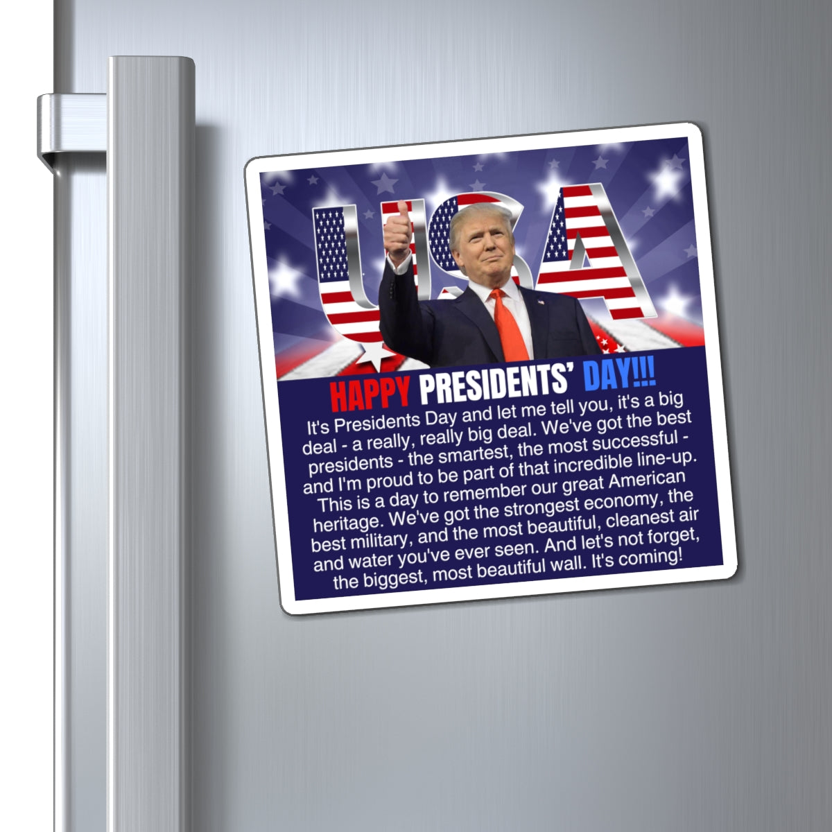 Happy Presidents' Day from Donald Trump Magnets