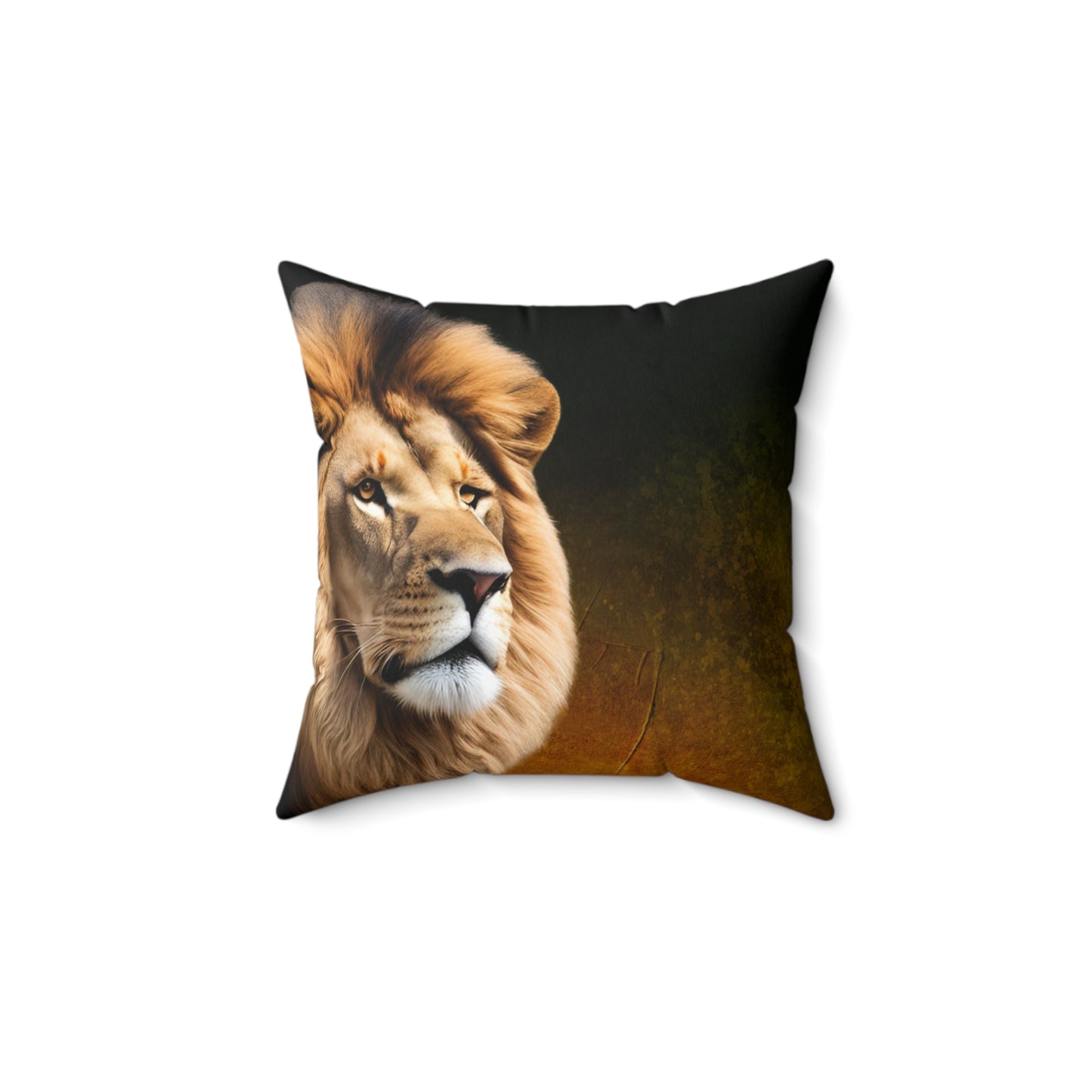 Majestic Lion Square Pillow - Statement Decor for Nature Lovers