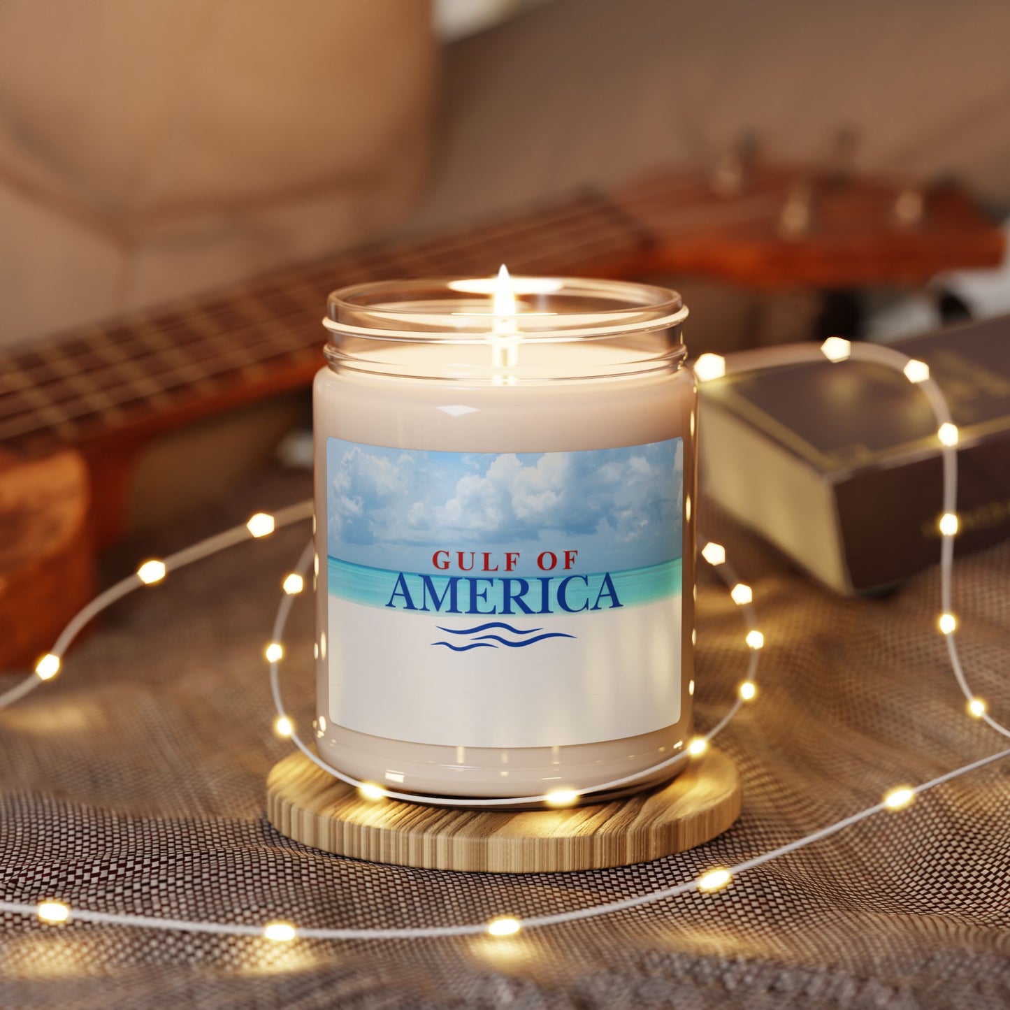 Gulf of America Scented Soy Candle - 9oz Aromatic Decor