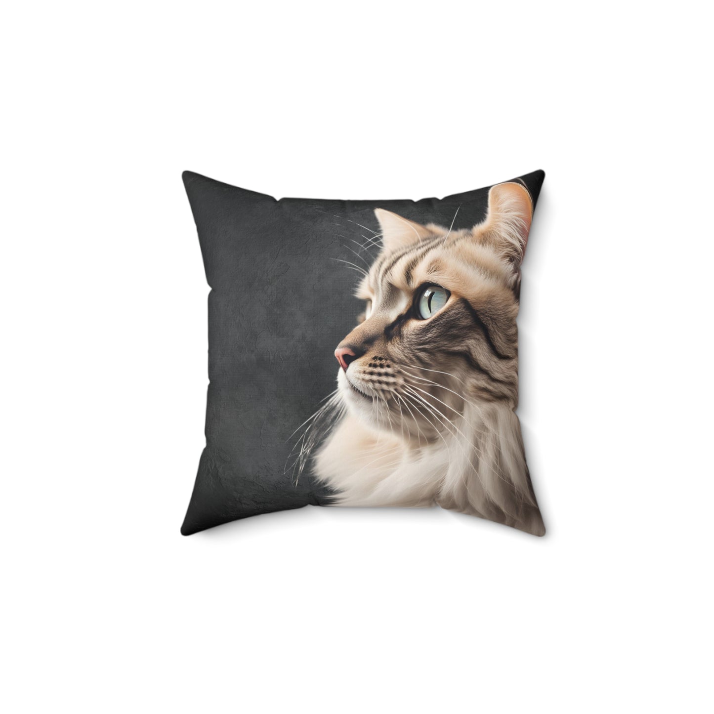 Cat Lover's Spun Polyester Square Pillow - Cozy Home Décor