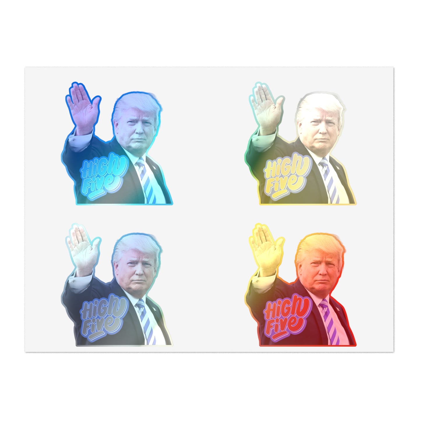 High Five Sticker Sheets - Fun Political Stickers