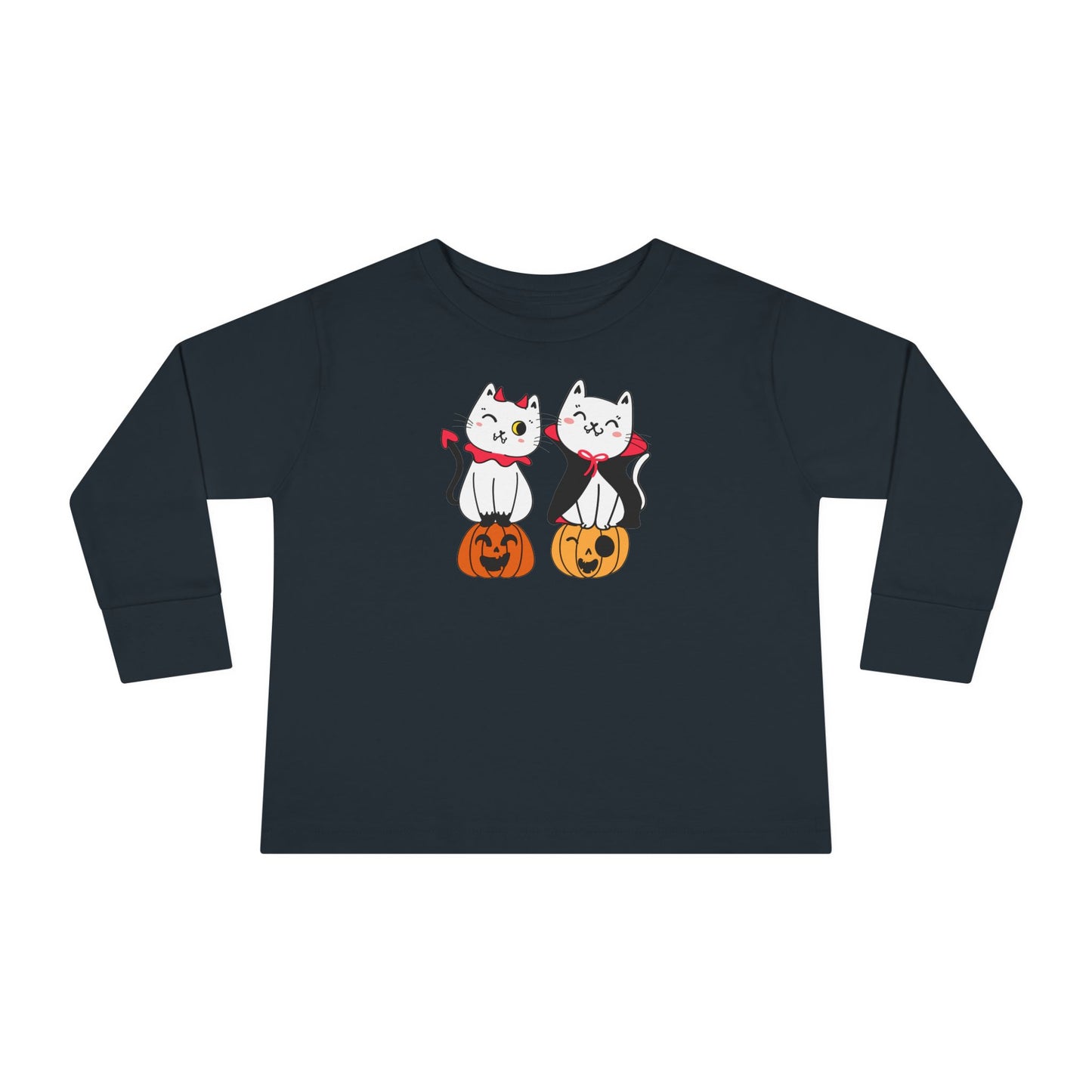 Vampire Kitties Toddler Long Sleeve Tee - Kids clothes - Epileptic Al’s Shop