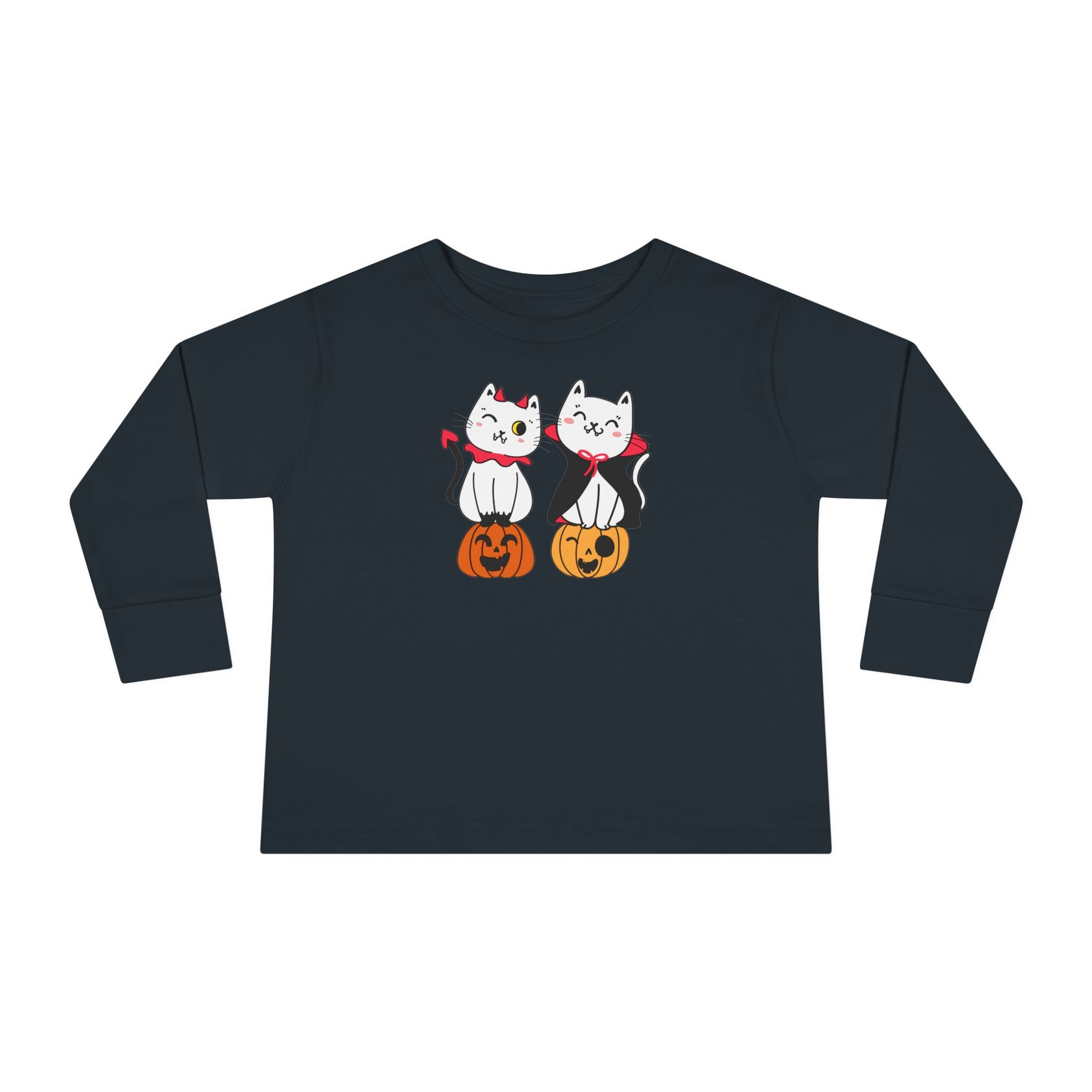 Vampire Kitties Toddler Long Sleeve Tee - Kids clothes - Epileptic Al’s Shop