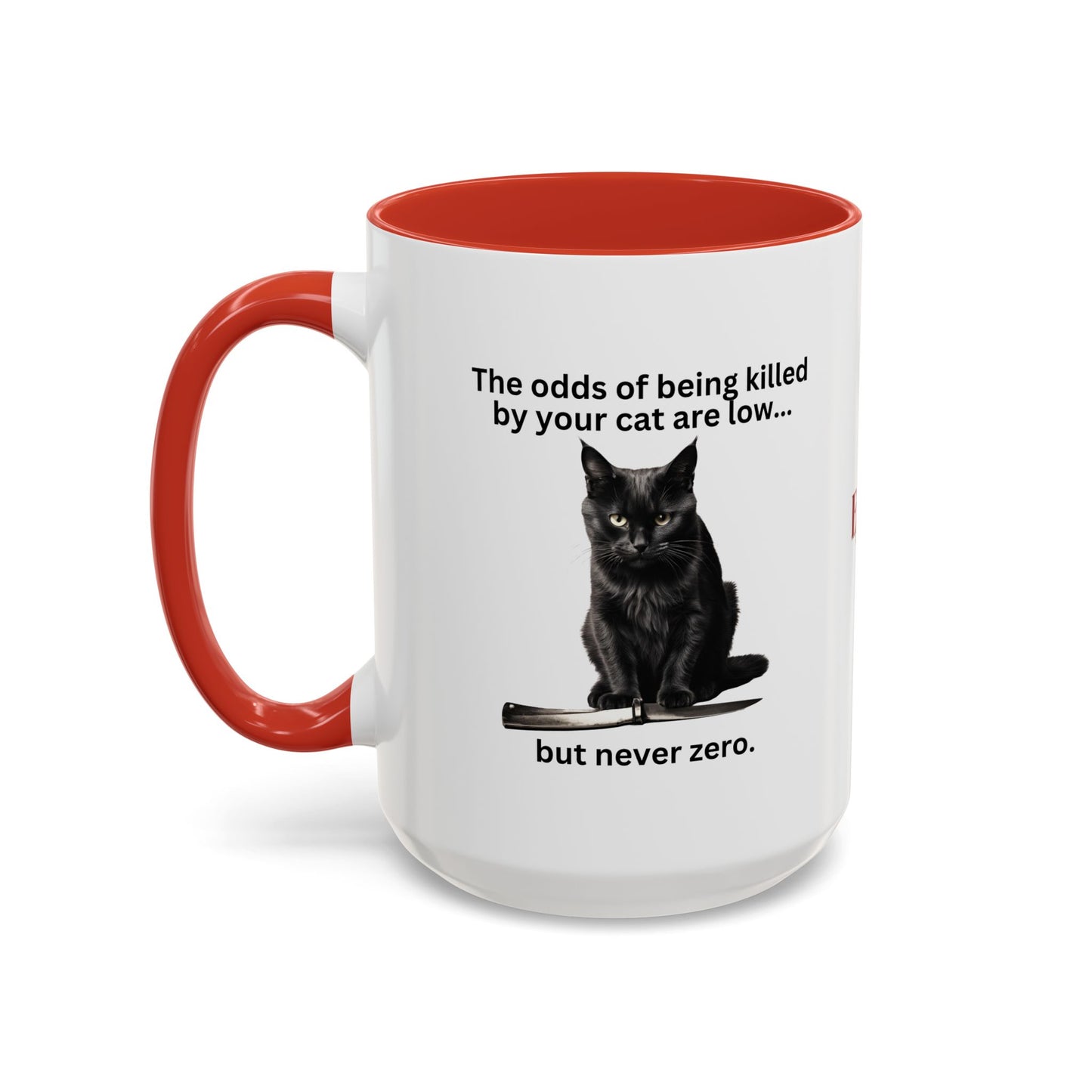 Killer Cat Odds Accent Coffee Mug (11, 15oz)