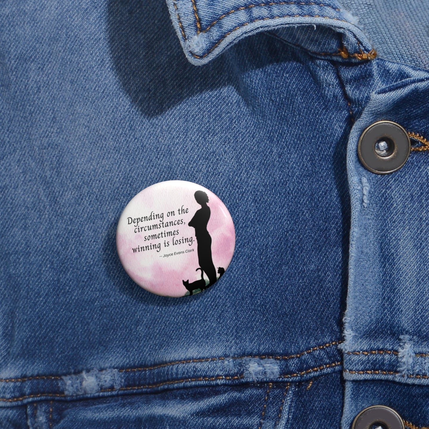 Winning is Losing Pin Buttons