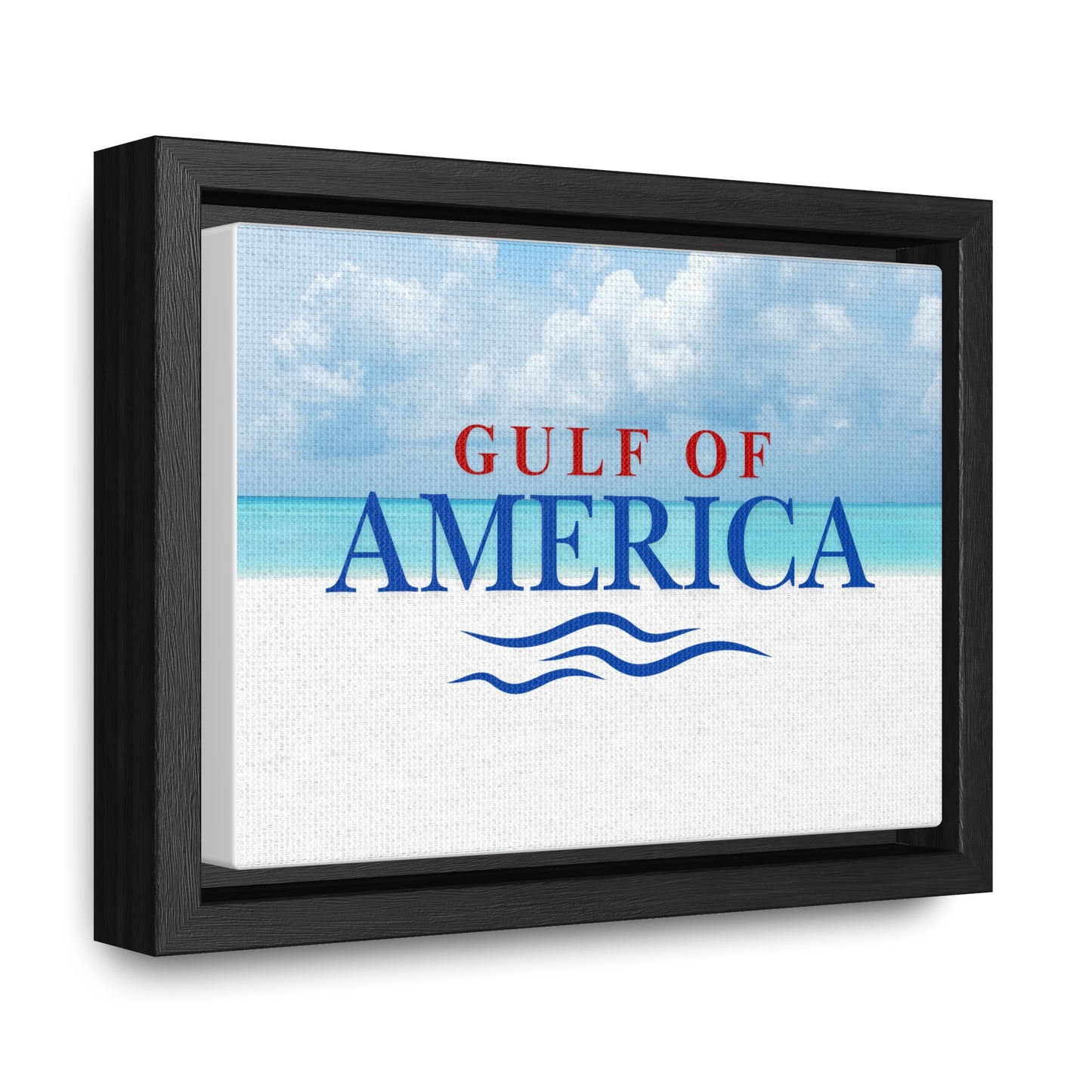 Gulf of America Canvas Wrap - Coastal Wall Art for Beach Lovers