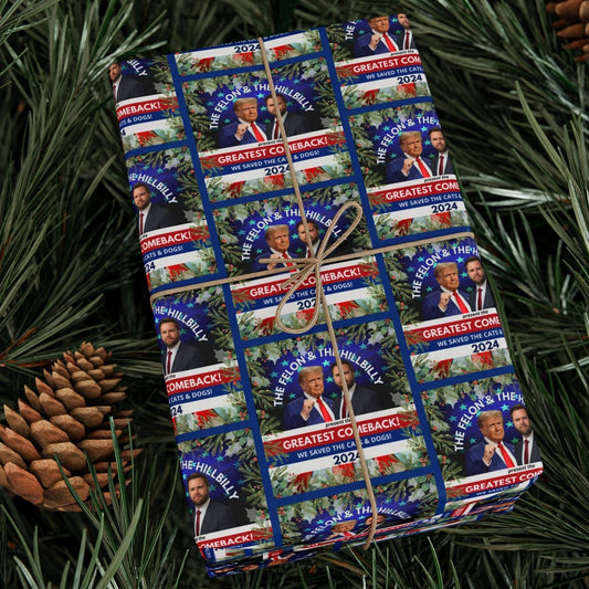 Felon & Hillbilly Christmas Wrapping Papers