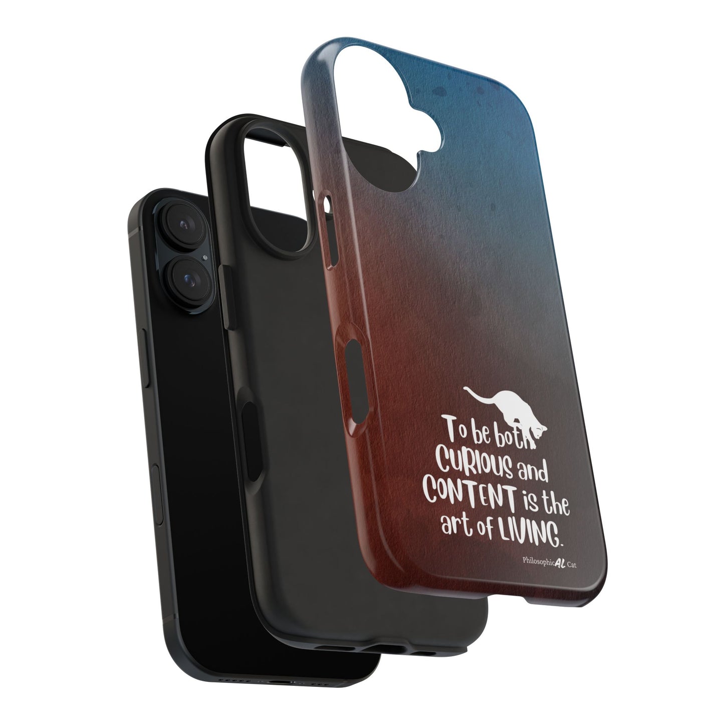 Curious & Content Tough Phone Cases