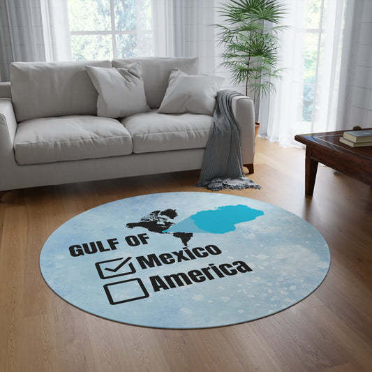 Gulf of Mexico Round Rug - Coastal Home Decor