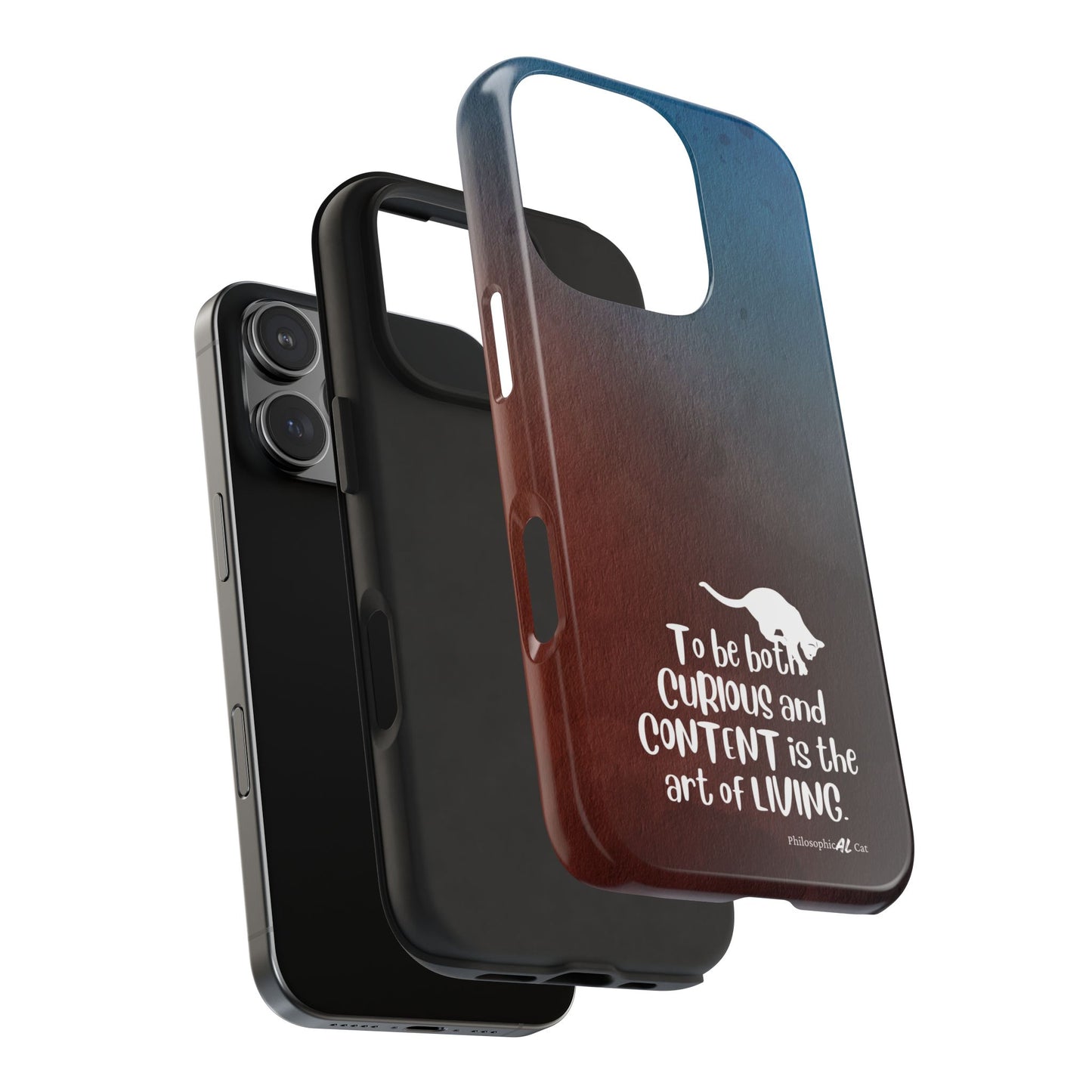 Curious & Content Tough Phone Cases