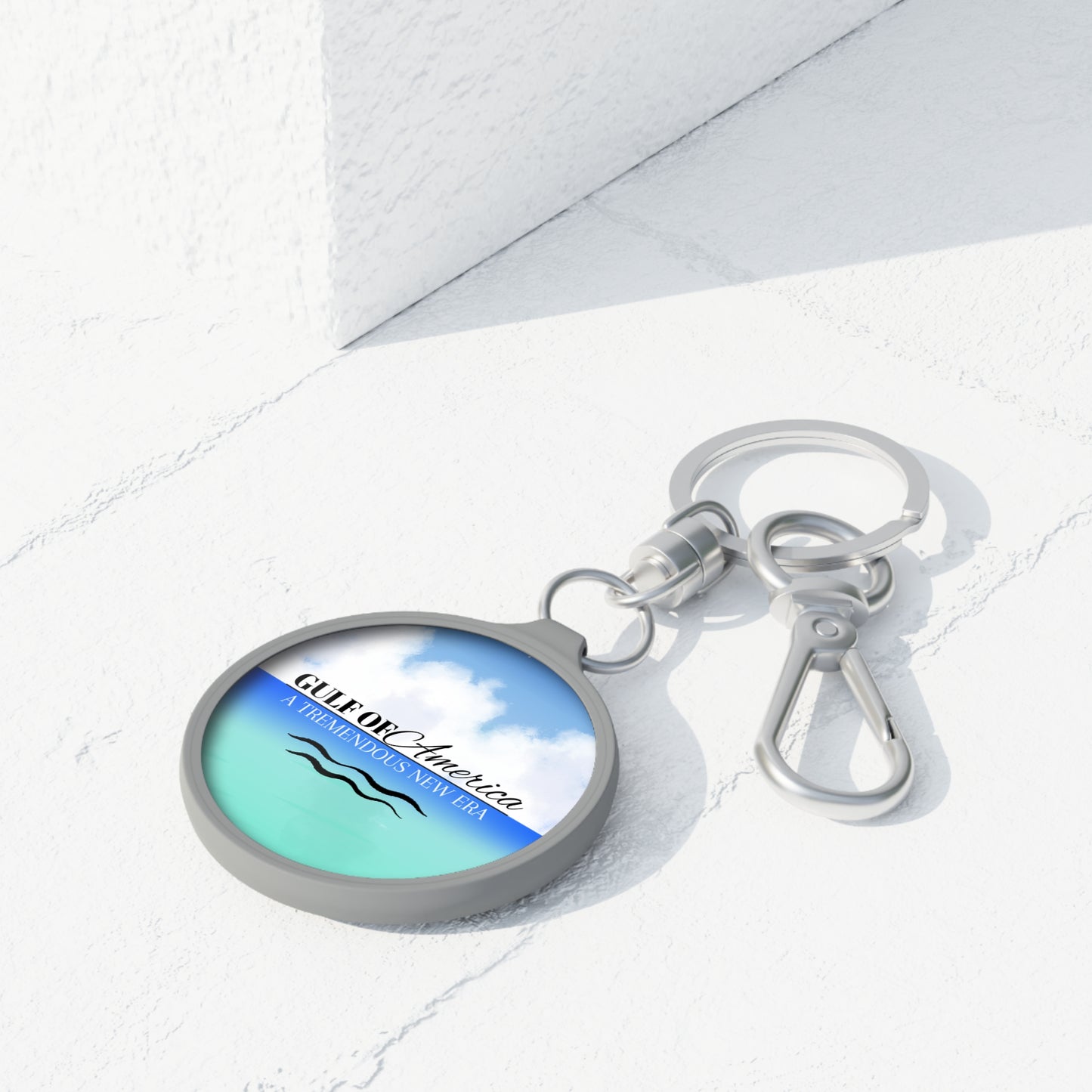 Gulf of America Keyring Tag