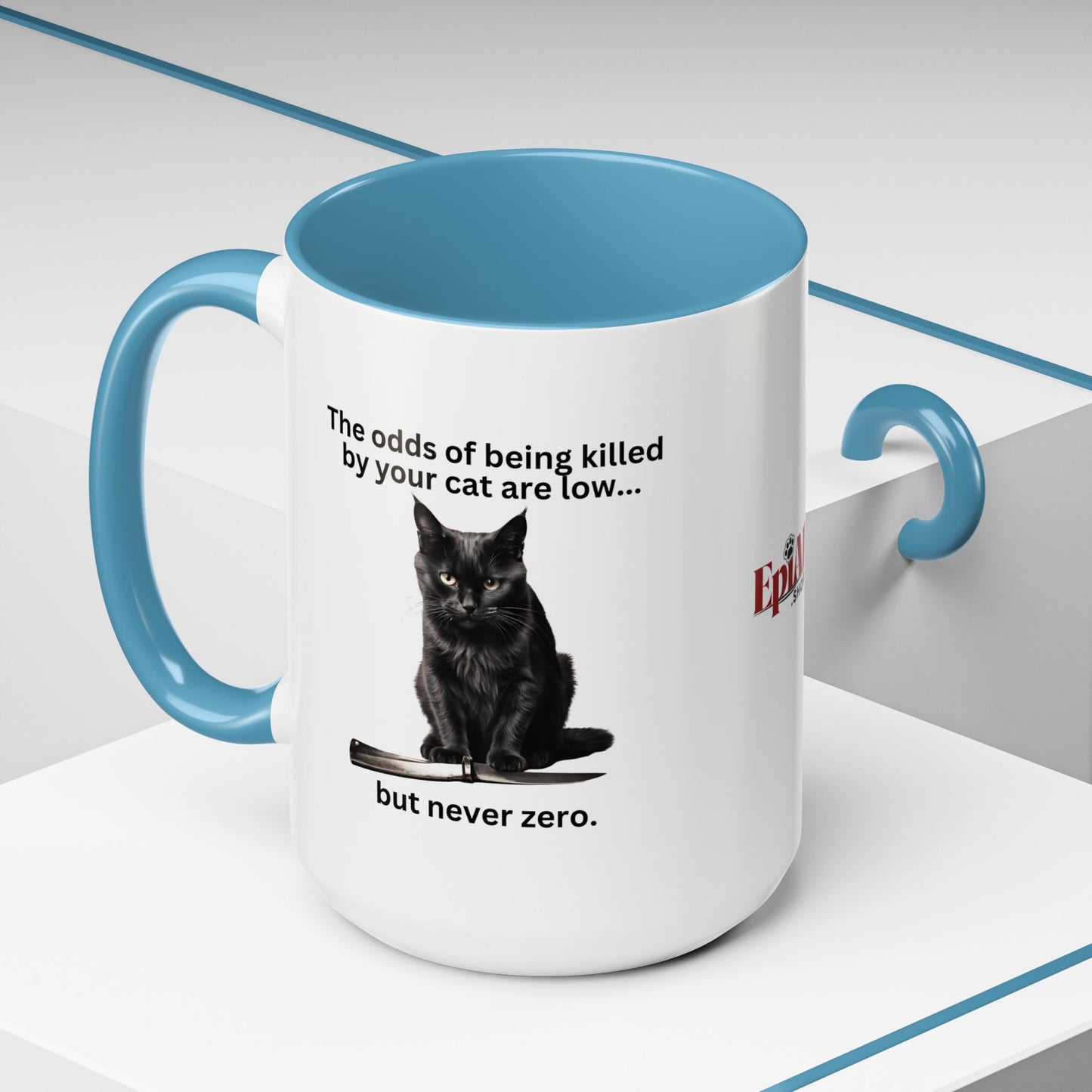 Killer Cat Odds Accent Coffee Mug (11, 15oz)