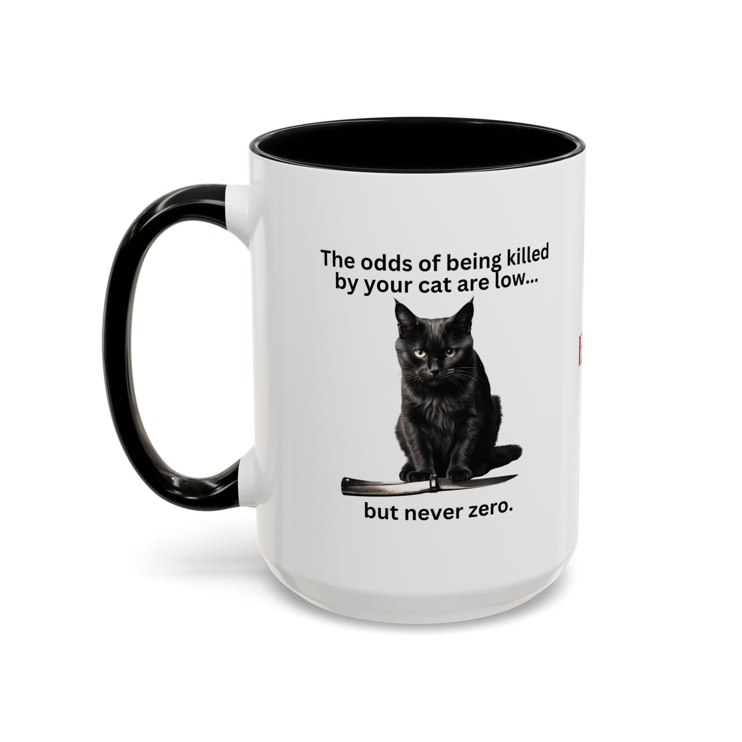 Killer Cat Odds Accent Coffee Mug (11, 15oz)