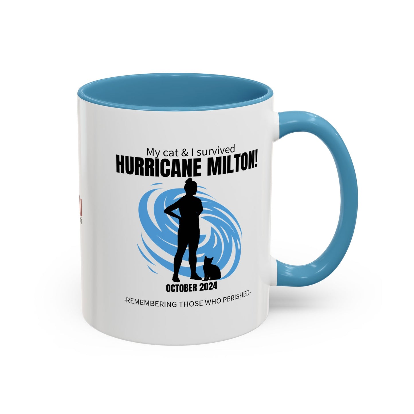 Hurricane Milton Survivor Accent Coffee Mug (11, 15oz)