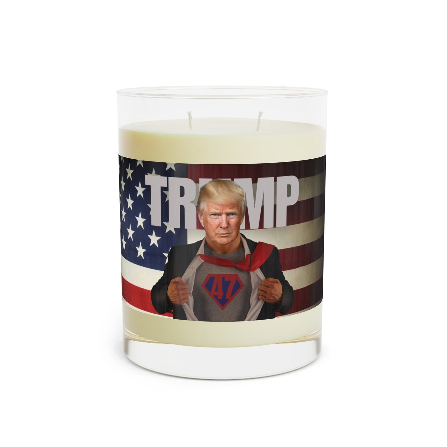 Trump is Back 47 Scented Candle - Full Glass, 11oz