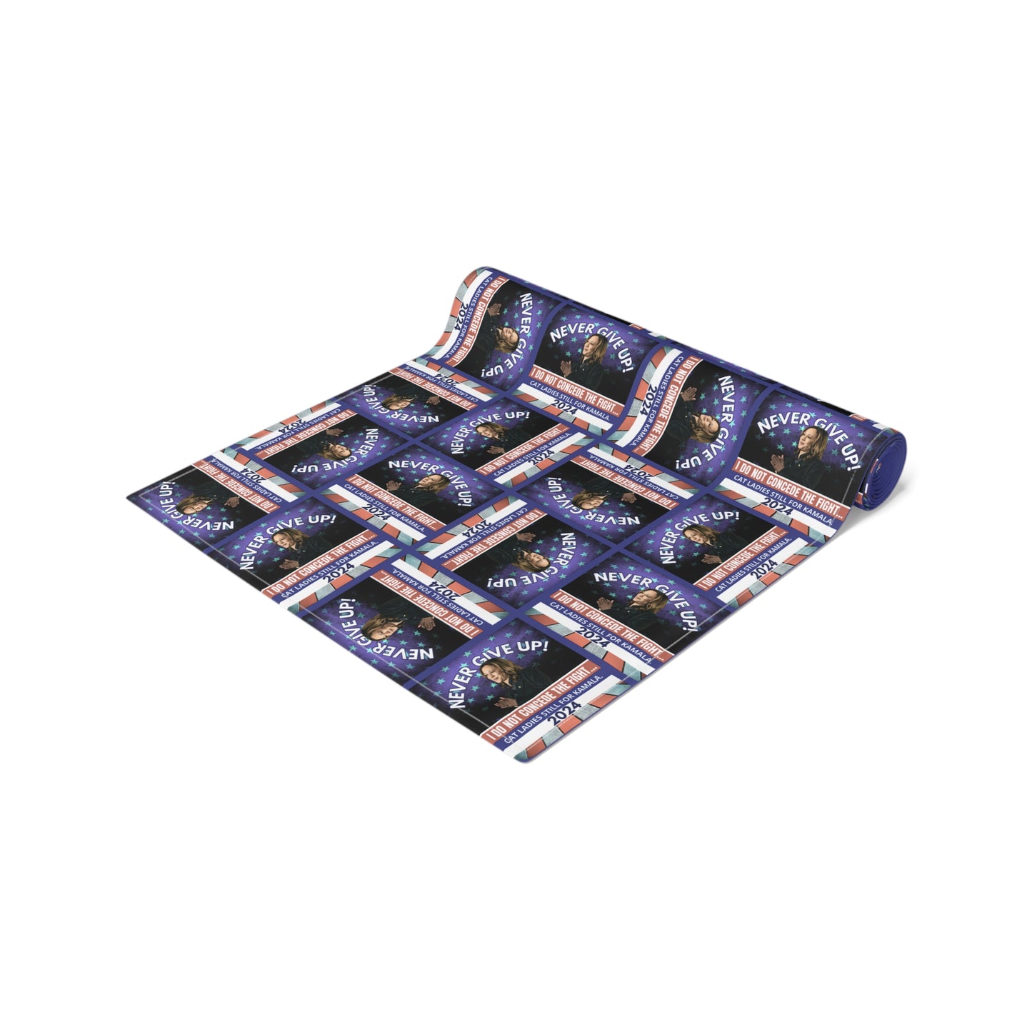 Kamala - Never Give Up Table Runner (Cotton, Poly)