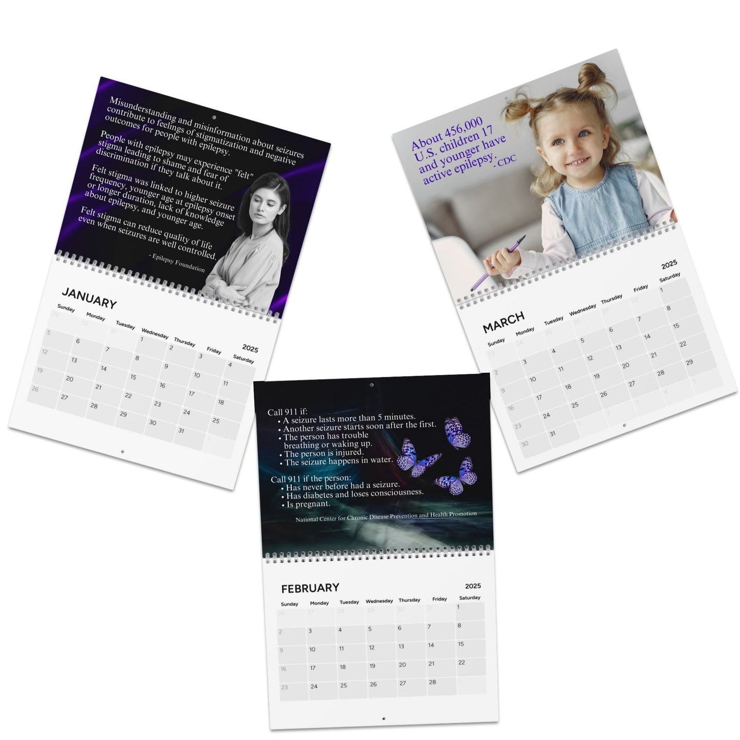 Epilepsy Awareness Month-by-Month Calendar (2025)