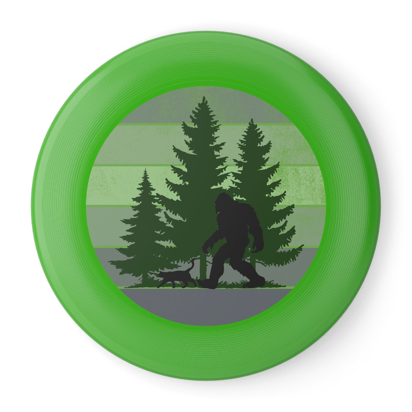 Bigfoot Adventure Frisbee – Outdoor Fun with Nature Design