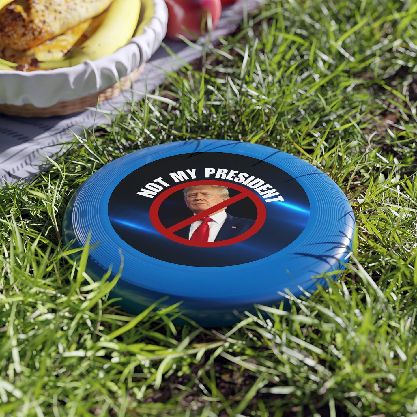 Political Statement Frisbee - 'Not My President' Fun Outdoor Game