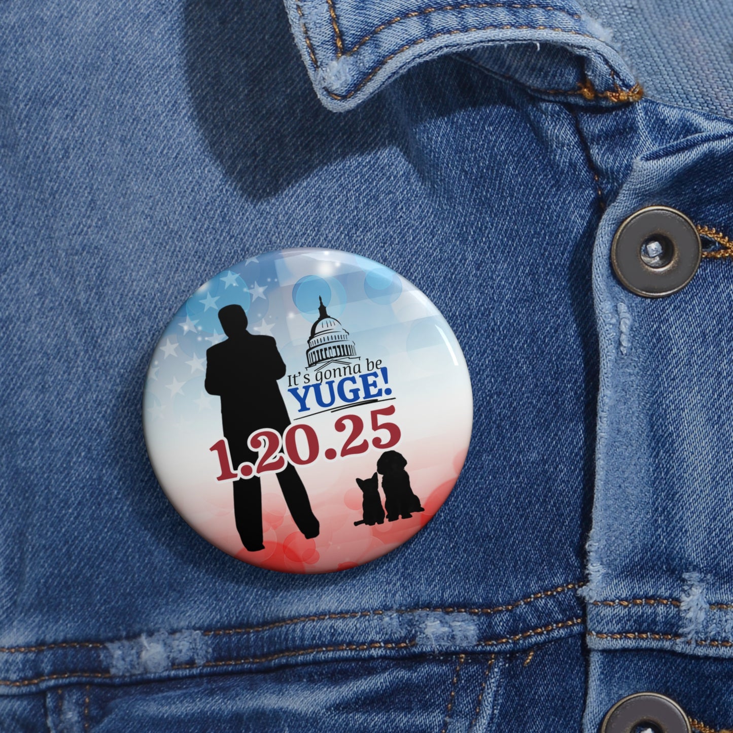 Gonna Be Yuge Pin Buttons