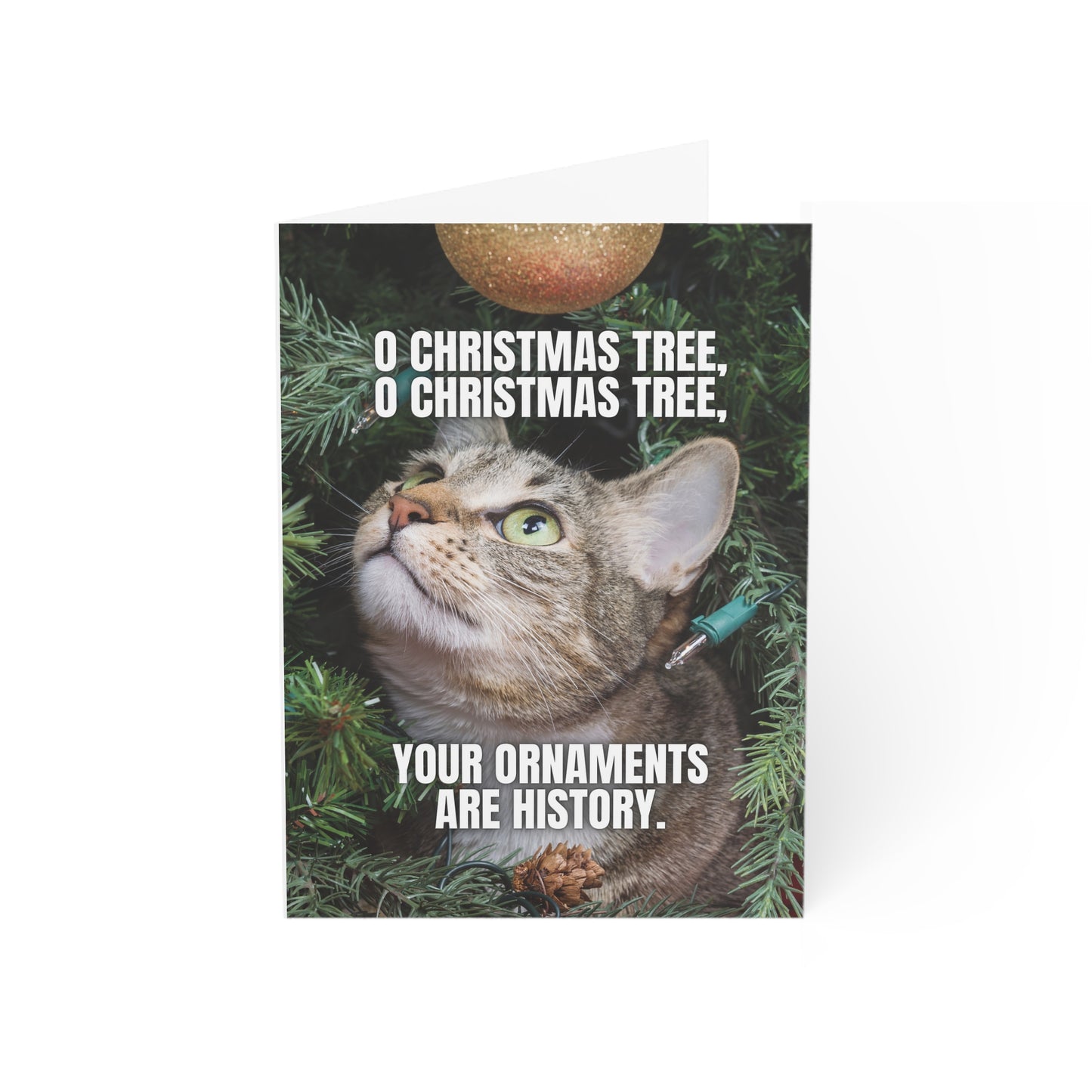 O Christmas Tree Greeting Cards (1, 10, 30, and 50pcs)