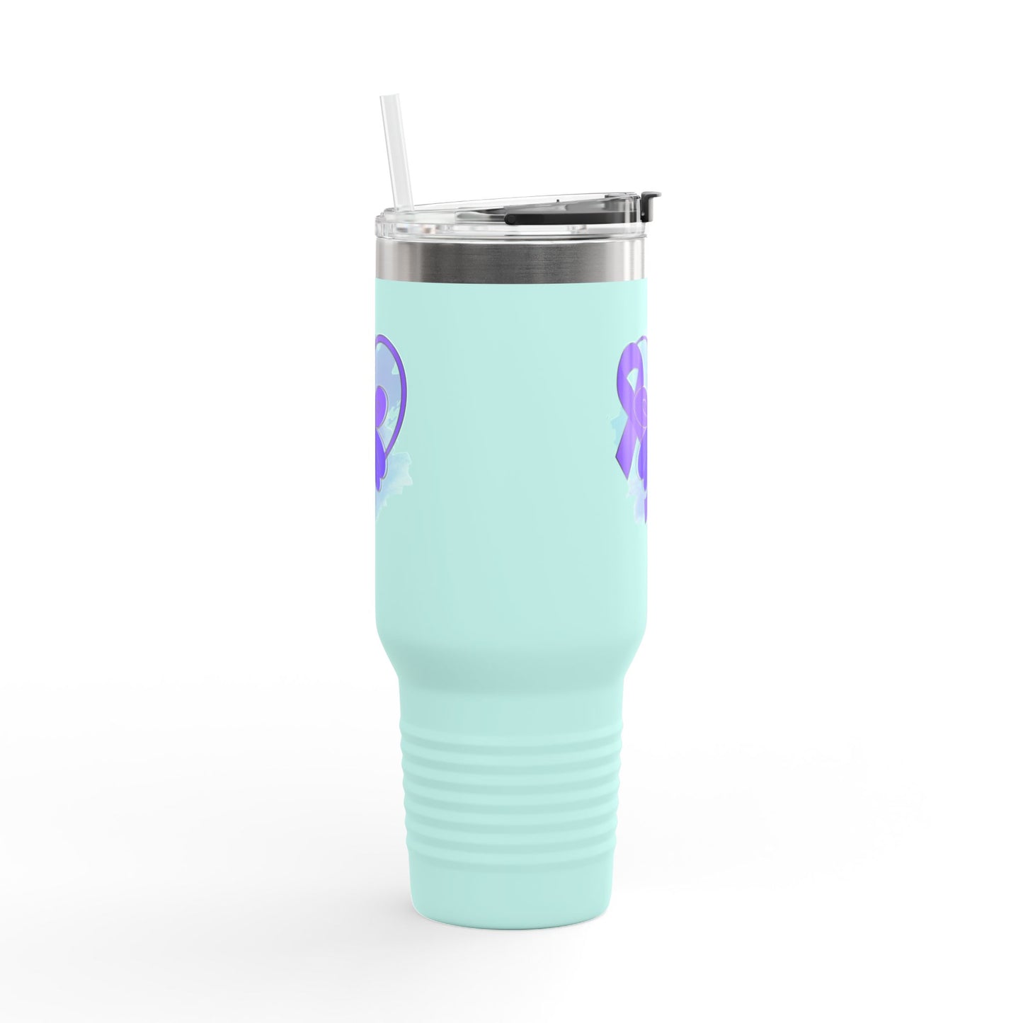 Purple Ribbon Insulated Travel Mug | 40oz | Epilepsy Awareness